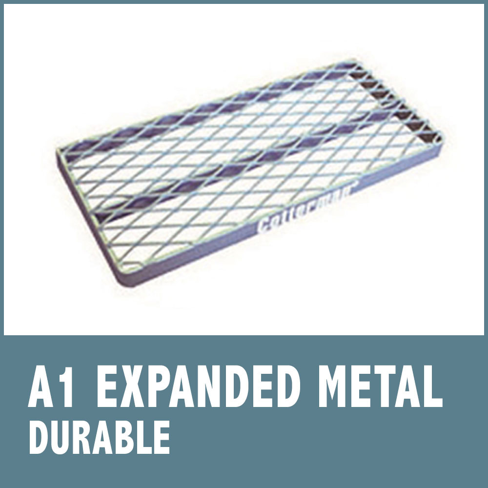 Steel Roll-N-Fold Ladder - Expanded Metal Steps (Series 6500 A1)